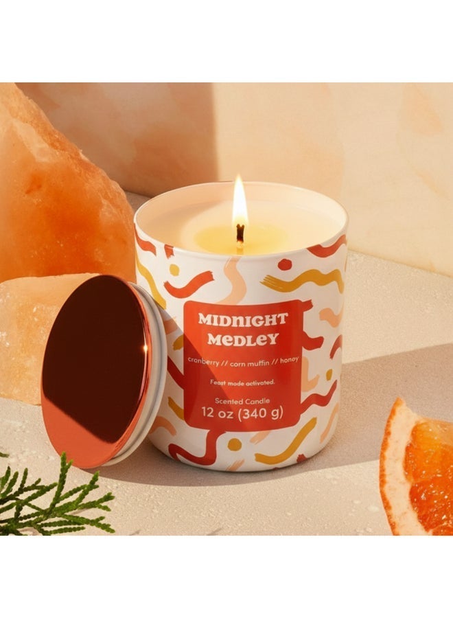 IRIS CELESTE Midnight Medley Jar Candle 340grams -  Scented candle 15oz  | 45 hrs burn-time | Perfect for Gifting, Home Décor, Parties & Room Perfuming | Ideal for Living room and Office Décor - Image 1